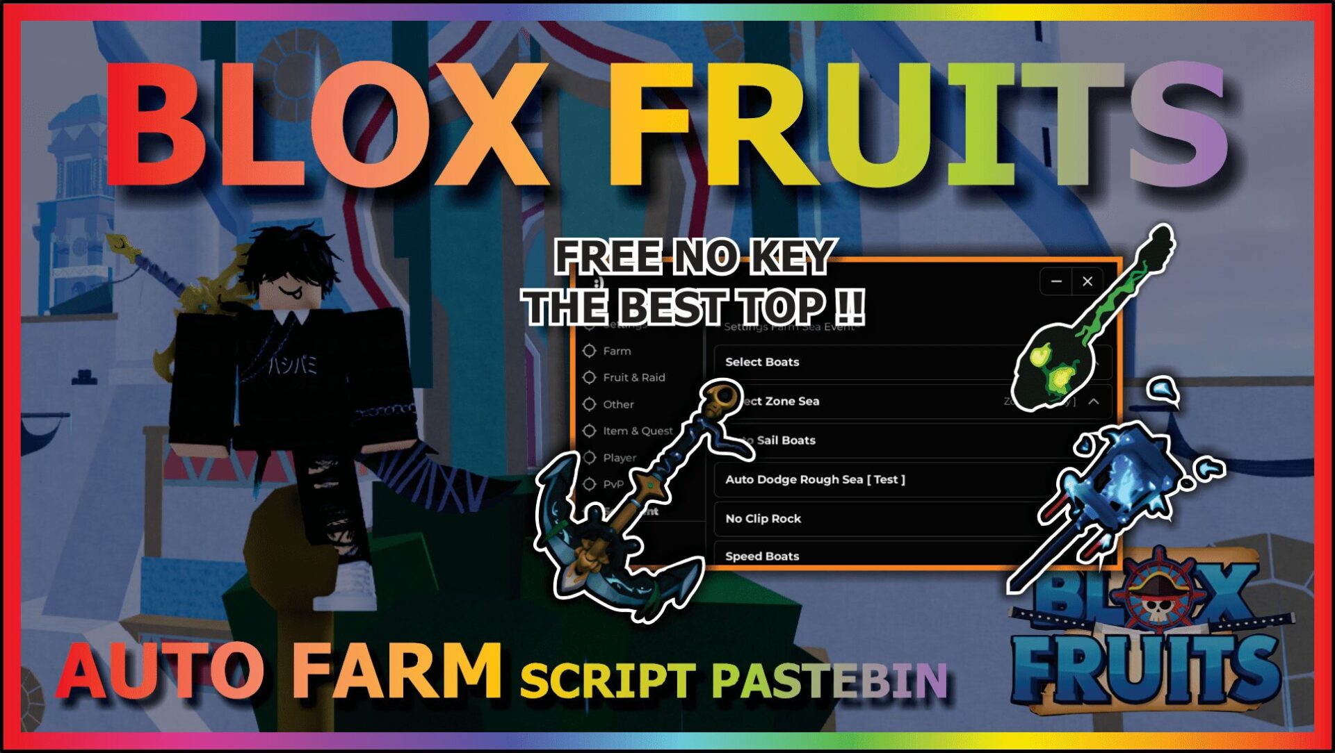 [SMILE] BLOX FRUITS – AUTO FARM | AUTO SEA EVENT | V4 FULLY | KITSUNE ...