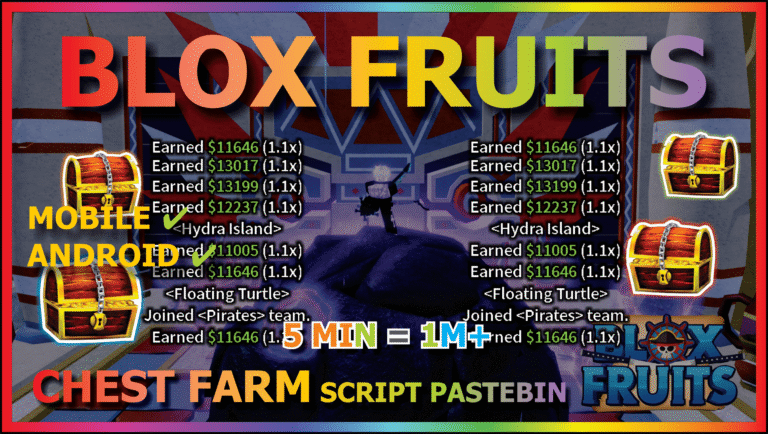 Blox Fruits Script No Key – Skull Hub (Chest)