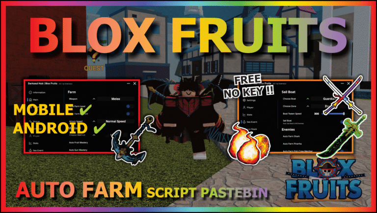 Blox Fruits Script No Key – Darksoul Hub