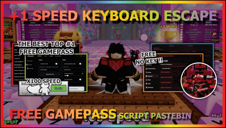 +1 Speed Keyboard Escape Script – Unknown Hub