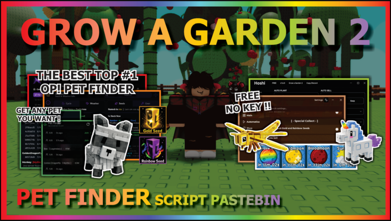 Grow a Garden 2 Script – 19+ Best Hub (No Key & Key) 🌱