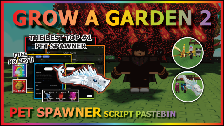Grow a Garden 2 Script No Key – Spawner Hub