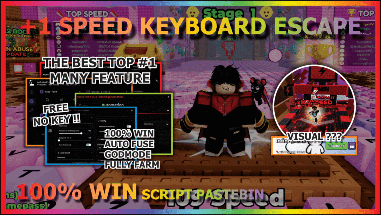 +1 Speed Keyboard Escape Script – Hoshi Hub