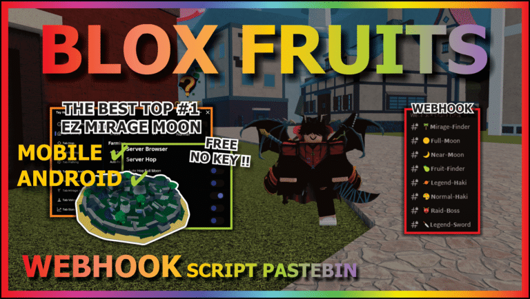 Blox Fruits Script No Key – Tay Hub (Webhook)