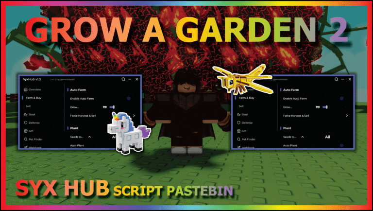 Grow a Garden 2 Script No Key – Syx Hub