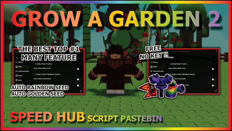 Grow a Garden 2 Script No Key – Speed Hub