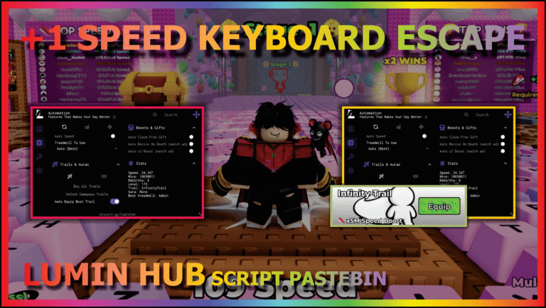 +1 Speed Keyboard Escape Script – Lumin Hub