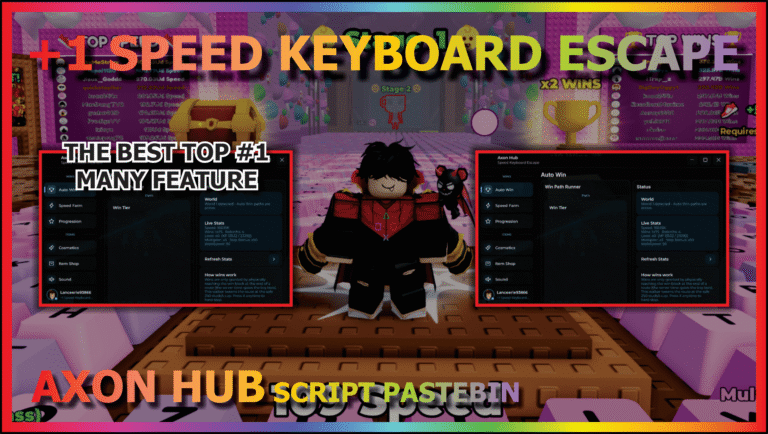 +1 Speed Keyboard Escape Script No Key – Axon Hub
