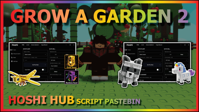 Grow a Garden 2 Script No Key – Hoshi Hub