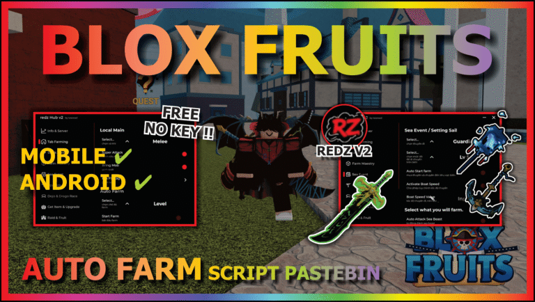 Blox Fruits Script No Key – Redz V2 Hub