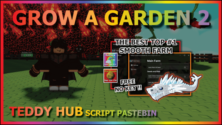 Grow a Garden 2 Script No Key – Teddy Hub