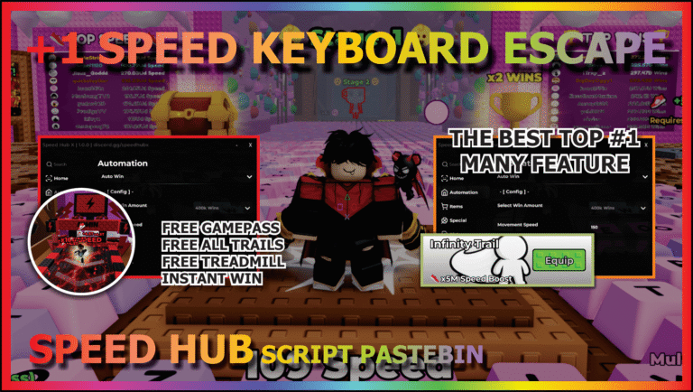 +1 Speed Keyboard Escape Script – Speed Hub