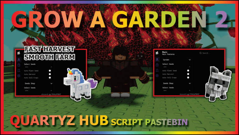 Grow a Garden 2 Script No Key – Quartyz Hub