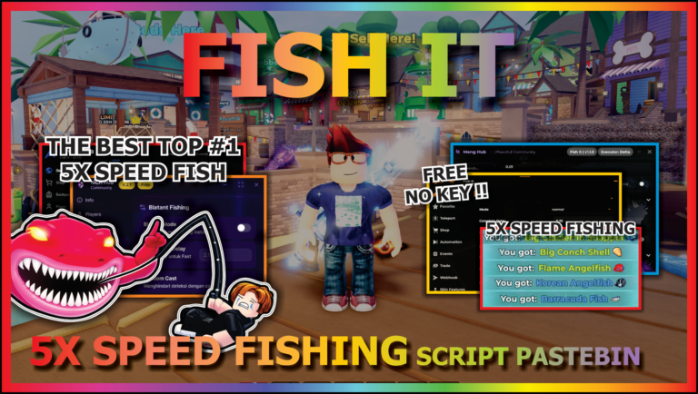 Fish It Script – 25+ Best Hub (No Key & Key) 🐟