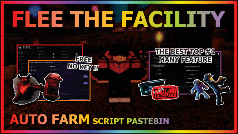 Flee the Facility Script – 8 Best Hub (No Key & Key)