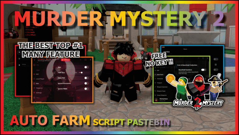 Murder Mystery 2 Script – 28 Best Hub (No Key & Key)