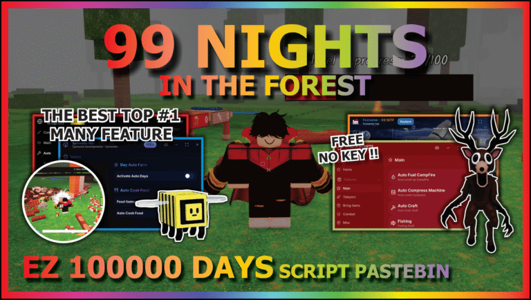 99 Nights in the Forest Script No Key – Synvextia Hub