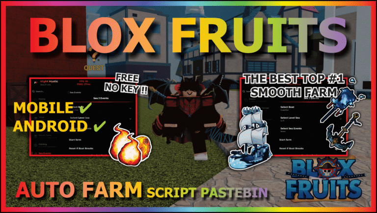 Blox Fruits Script No Key – Night Mystic Hub