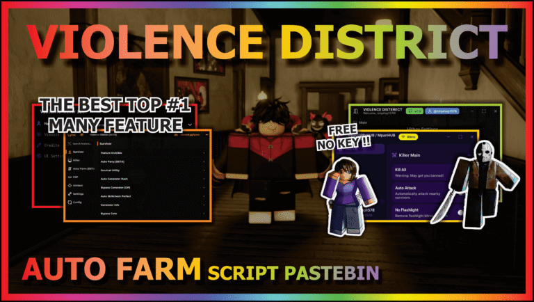 Violence District Script – 15 Best Hub (No Key & Key)