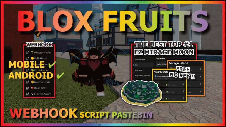 Blox Fruits Script No Key – Teddy Hub (Webhook)