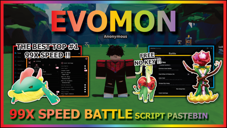 Evomon Script No Key – 14+ Best Hub 🦄