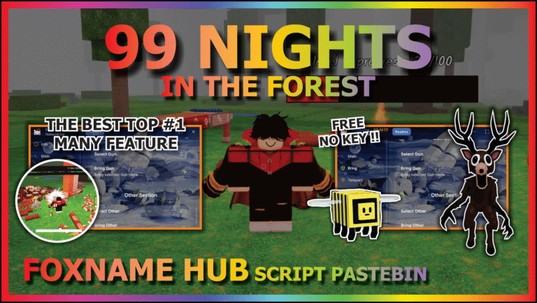 99 Nights in the Forest Script No Key – Foxname Hub