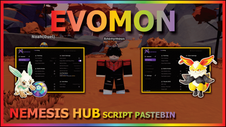 Evomon Script – Nemesis Hub