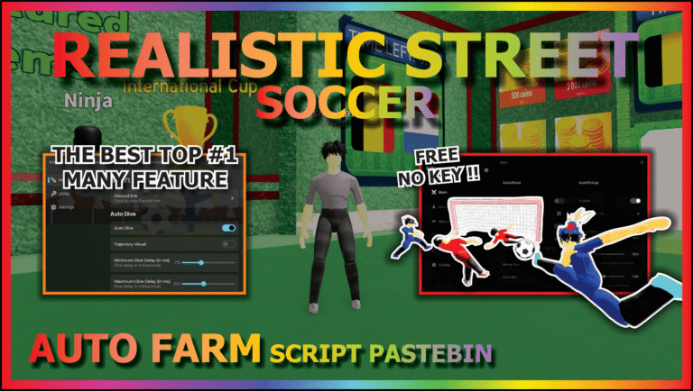 Realistic Street Soccer Script – 2 Best Hub (No Key & Key)