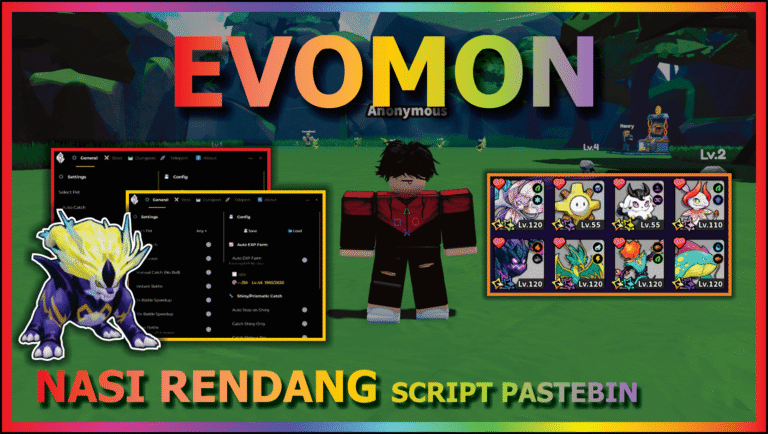 Evomon Script – Nasi Rendang Hub