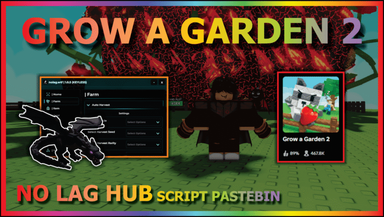 Grow a Garden 2 Script No Key – No Lag Hub