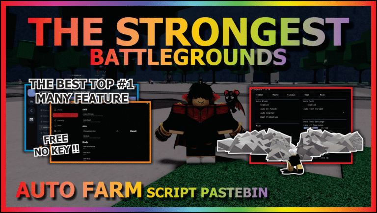 The Strongest Battlegrounds Script – 15 Best Hub (No Key & Key)