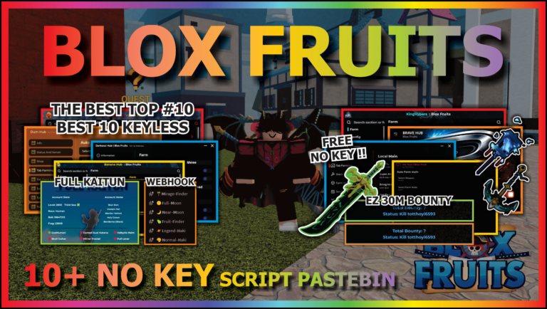 Blox Fruits Script No Key – 50+ Best Hub 🍎