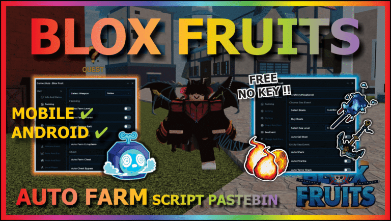 Blox Fruits Script No Key Comet Hub