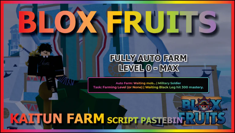 [KAITUN STAR LIGHT HUB] BLOX FRUITS – AUTO KAITUN | FARM LEVEL 0 – MAX FULLY | SMOOTH & FAST